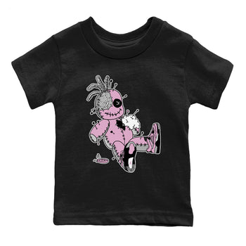 4s Retro Orchid shirts to match jordans Voodoo Doll sneaker match tees Air Jordan 4 WMNS Orchid match shoes to clothes SNRT Sneaker Tees Youth Baby Black 2 tee