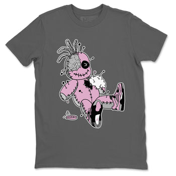 4s Retro Orchid shirts to match jordans Voodoo Doll sneaker match tees Air Jordan 4 WMNS Orchid match shoes to clothes SNRT Sneaker Tees unisex cotton Cool Grey 2 shirts