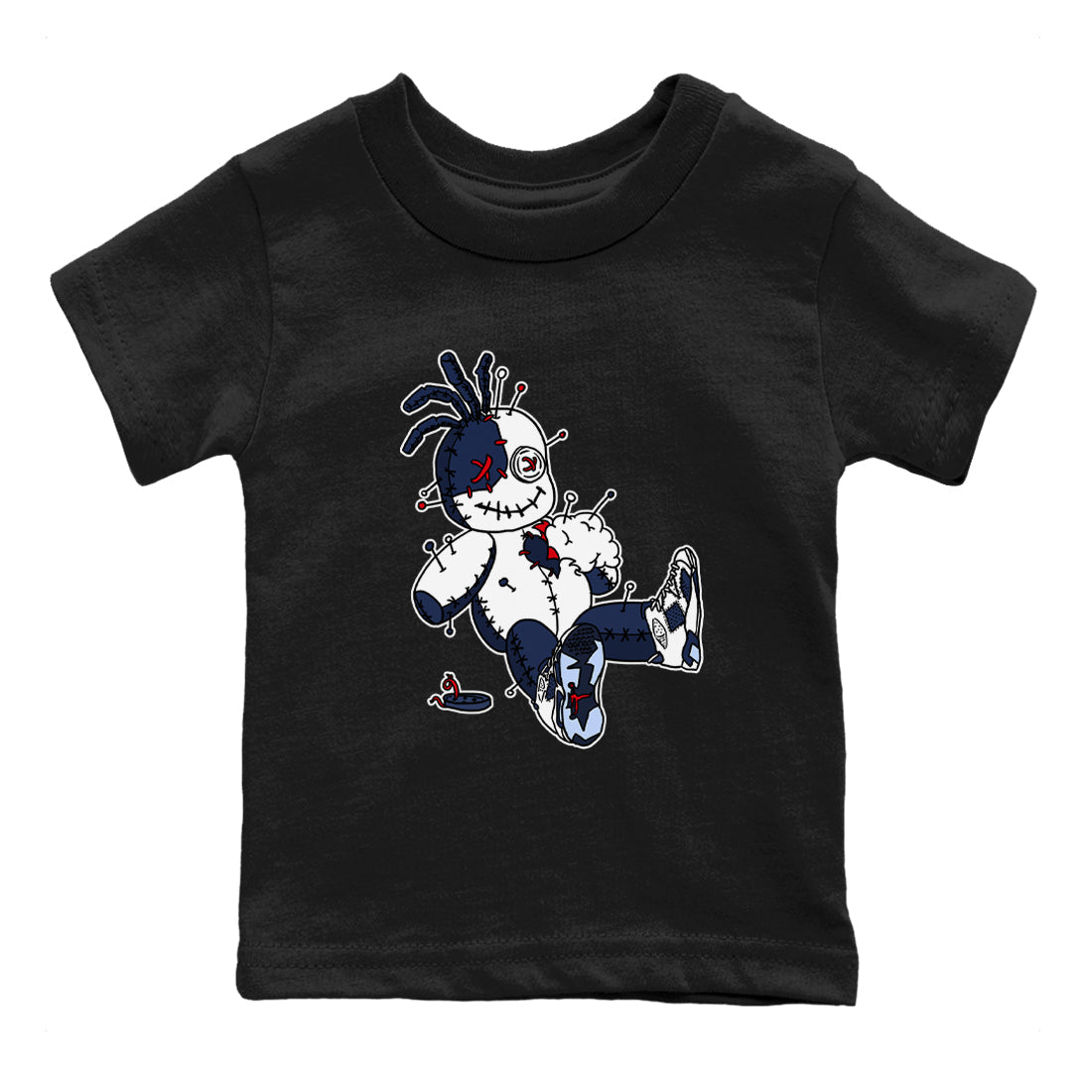 6s Olympic shirts to match jordans Voodoo Doll unique Halloween sneaker tee Air Jordan 6 Olympic SNRT Sneaker Tees streetwear brand Baby and Youth Black 2 cotton tee