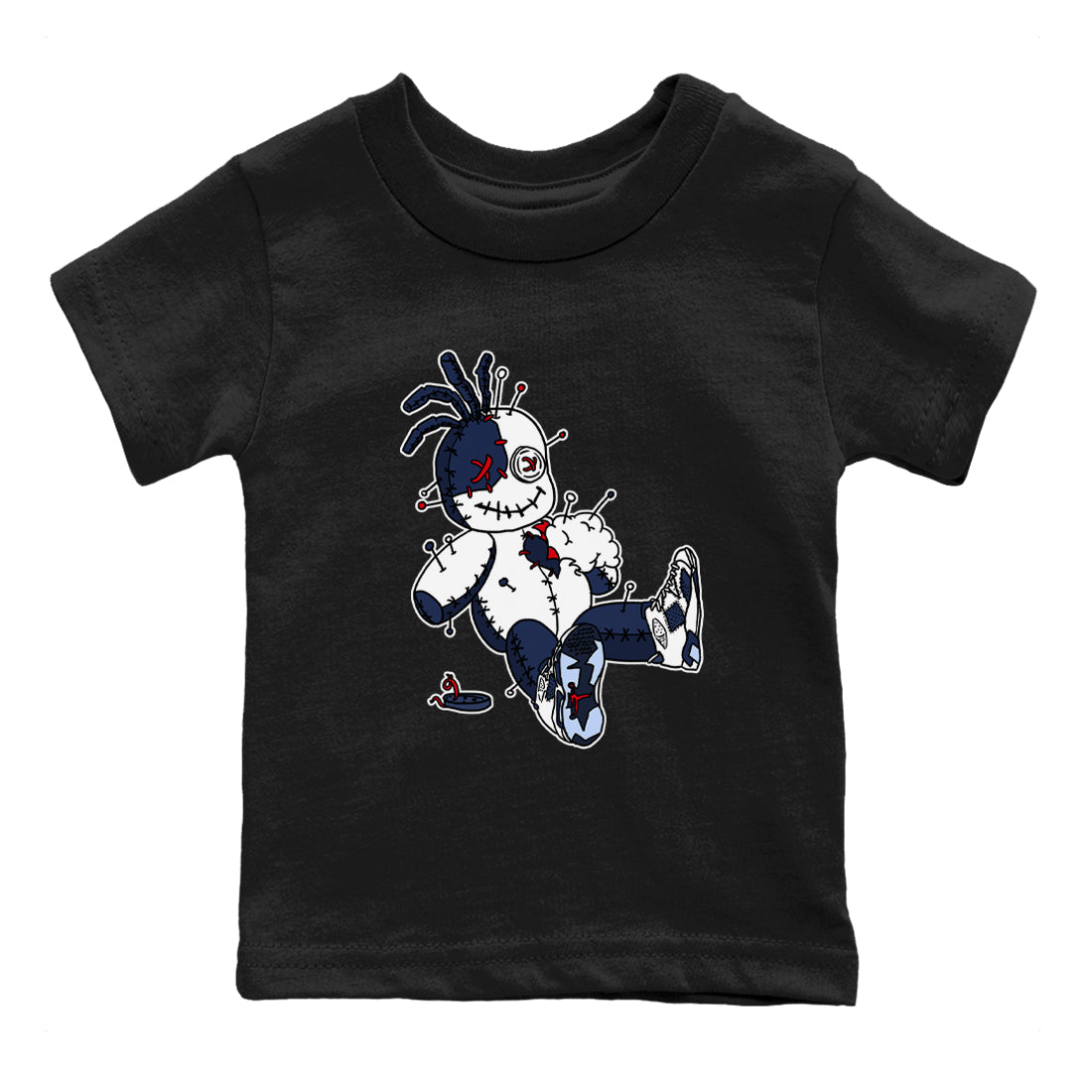 6s Olympic shirts to match jordans Voodoo Doll unique Halloween sneaker tee Air Jordan 6 Olympic SNRT Sneaker Tees streetwear brand Baby and Youth Black 2 cotton tee