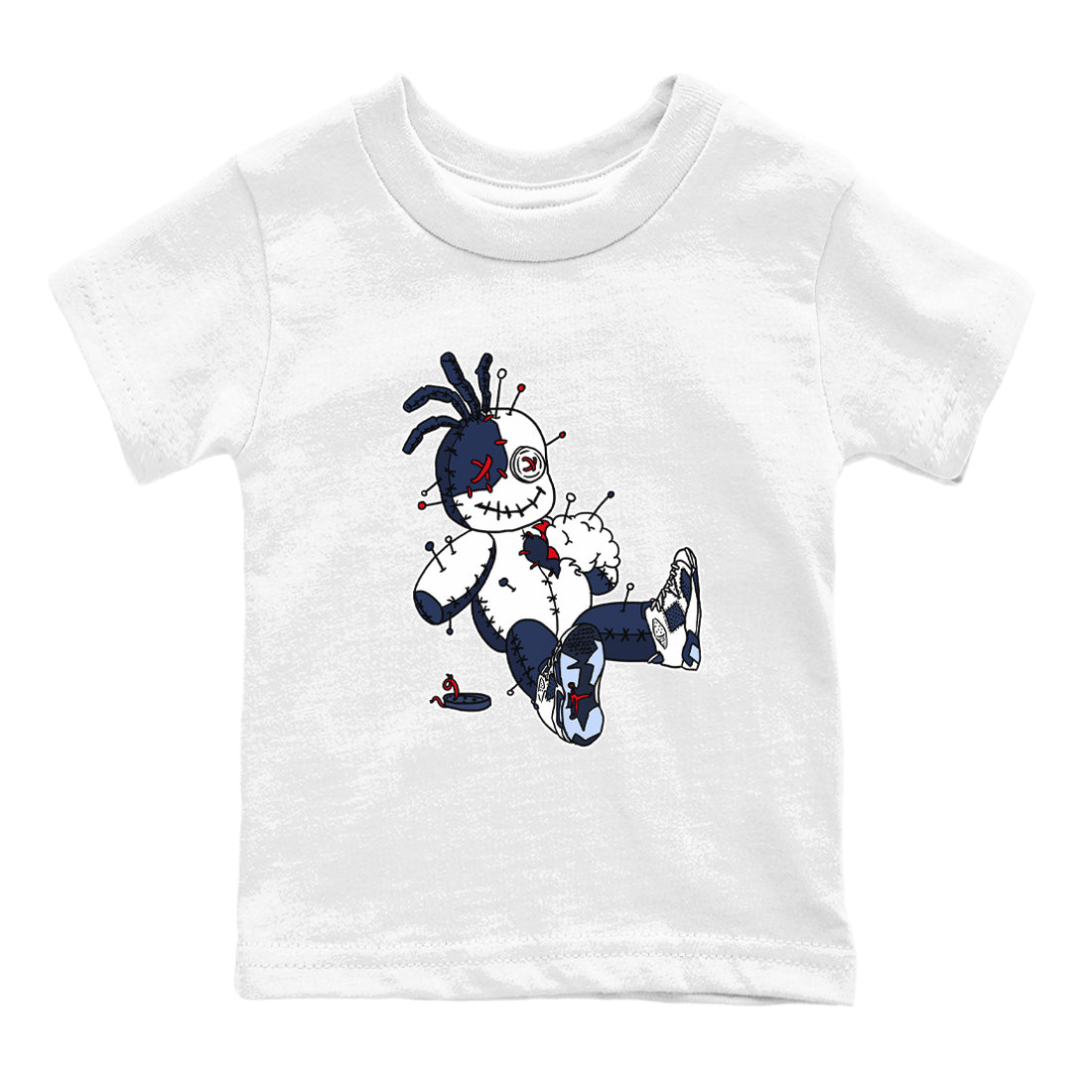 6s Olympic shirts to match jordans Voodoo Doll unique Halloween sneaker tee Air Jordan 6 Olympic SNRT Sneaker Tees streetwear brand Baby and Youth White 2 cotton tee
