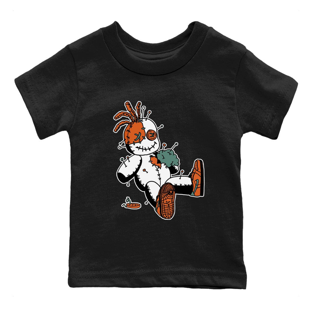 Dunk Low Ceramic shirts to match jordans Voodoo Doll unique Halloween sneaker tee Dunk Ceramic match shoes to clothes SNRT Sneaker Tees Youth Baby Black 2 tee