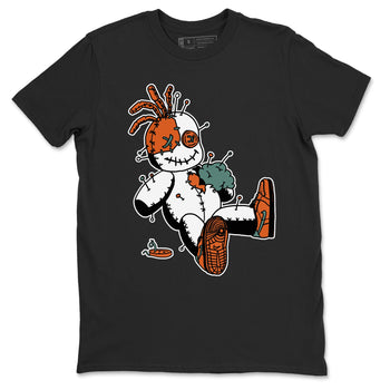 Dunk Low Ceramic shirts to match jordans Voodoo Doll unique Halloween sneaker tee Dunk Ceramic match shoes to clothes SNRT Sneaker Tees unisex cotton Black 2 shirts