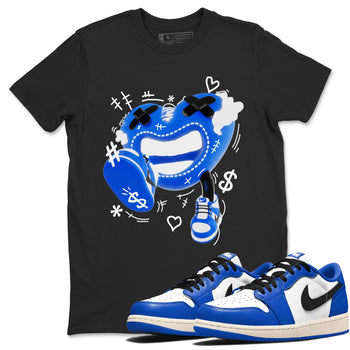 AJ1 Game Royal shirt to match jordans Walk In Love sneaker tees Air Jordan 1 Game Royal SNRT Sneaker Release Tees unisex cotton Black 1 crew neck shirt