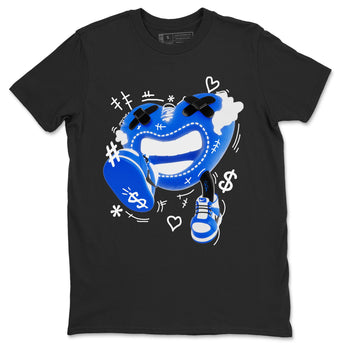 AJ1 Game Royal shirt to match jordans Walk In Love sneaker tees Air Jordan 1 Game Royal SNRT Sneaker Release Tees unisex cotton Black 2 crew neck shirt