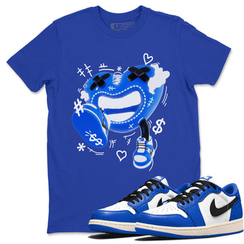AJ1 Game Royal shirt to match jordans Walk In Love sneaker tees Air Jordan 1 Game Royal SNRT Sneaker Release Tees unisex cotton Royal Blue 1 crew neck shirt