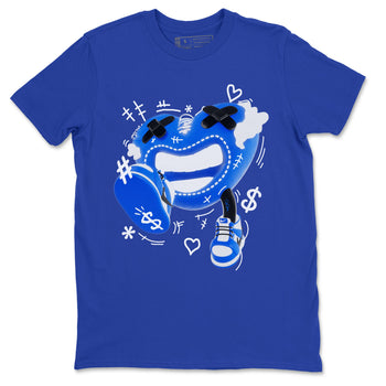 AJ1 Game Royal shirt to match jordans Walk In Love sneaker tees Air Jordan 1 Game Royal SNRT Sneaker Release Tees unisex cotton Royal Blue 2 crew neck shirt