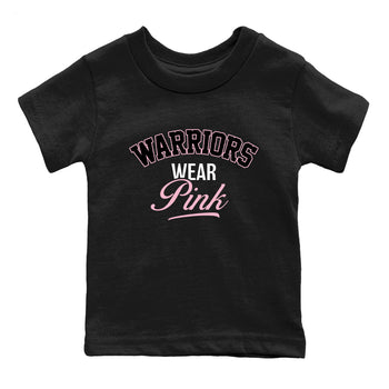 Sneaker Threads Sneaker Tees To Match Air Jordan 5 Medium Soft Pink Warriors Wear Pink Youth Graphic Tee Black 2. Perfect for Jordan releases 2025 colorways. breast cancer awareness.