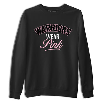 Sneaker Threads Sneaker Tees To Match Air Jordan 5 Medium Soft Pink Warriors Wear Pink Graphic Tee Black 2. Perfect for Jordan releases 2025 colorways. breast cancer awareness.