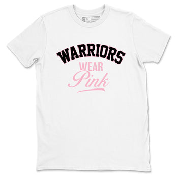 Sneaker Threads Sneaker Tees To Match Air Jordan 5 Medium Soft Pink Warriors Wear Pink Graphic Tee White 2. Perfect for Jordan releases 2025 colorways. breast cancer awareness.