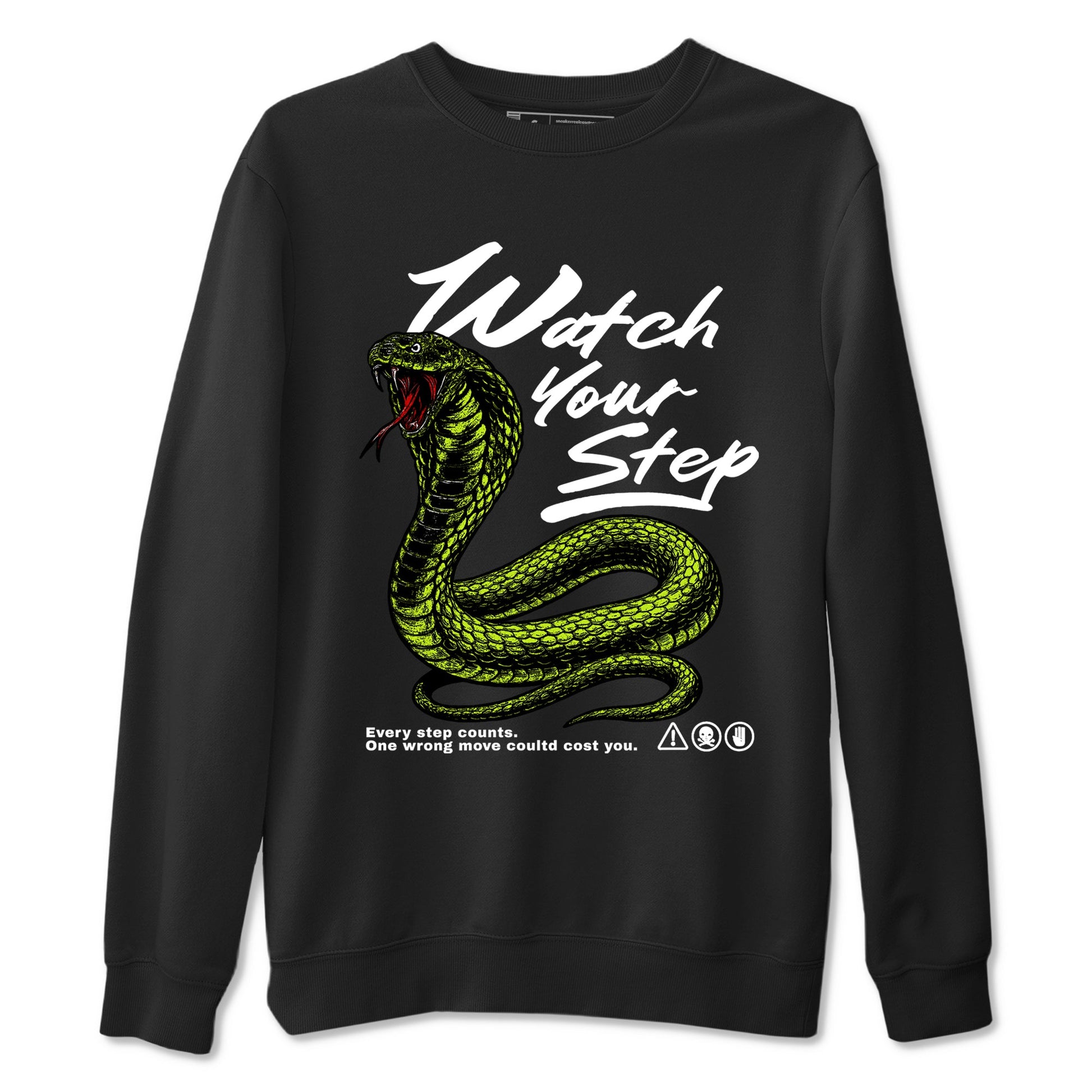 Foams One Black Volt shirts to match jordans Watch Your Step sneaker match tees Air Foamposite One Black Volt match shoes to clothes SNRT Sneaker Tees unisex cotton Black 2 shirts