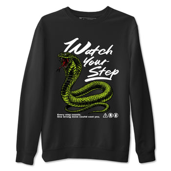 Foams One Black Volt shirts to match jordans Watch Your Step sneaker match tees Air Foamposite One Black Volt match shoes to clothes SNRT Sneaker Tees unisex cotton Black 2 shirts