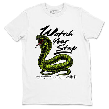 Foams One Black Volt shirts to match jordans Watch Your Step sneaker match tees Air Foamposite One Black Volt match shoes to clothes SNRT Sneaker Tees unisex cotton White 2 shirts