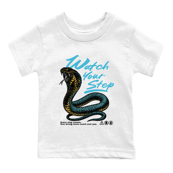 Sneaker Threads – Sneaker Tees To Match Air Jordan 11 Retro Gamma – Watch Your Step Youth Graphic Tee White 2. Perfect for Jordan releases 2025 colorways.