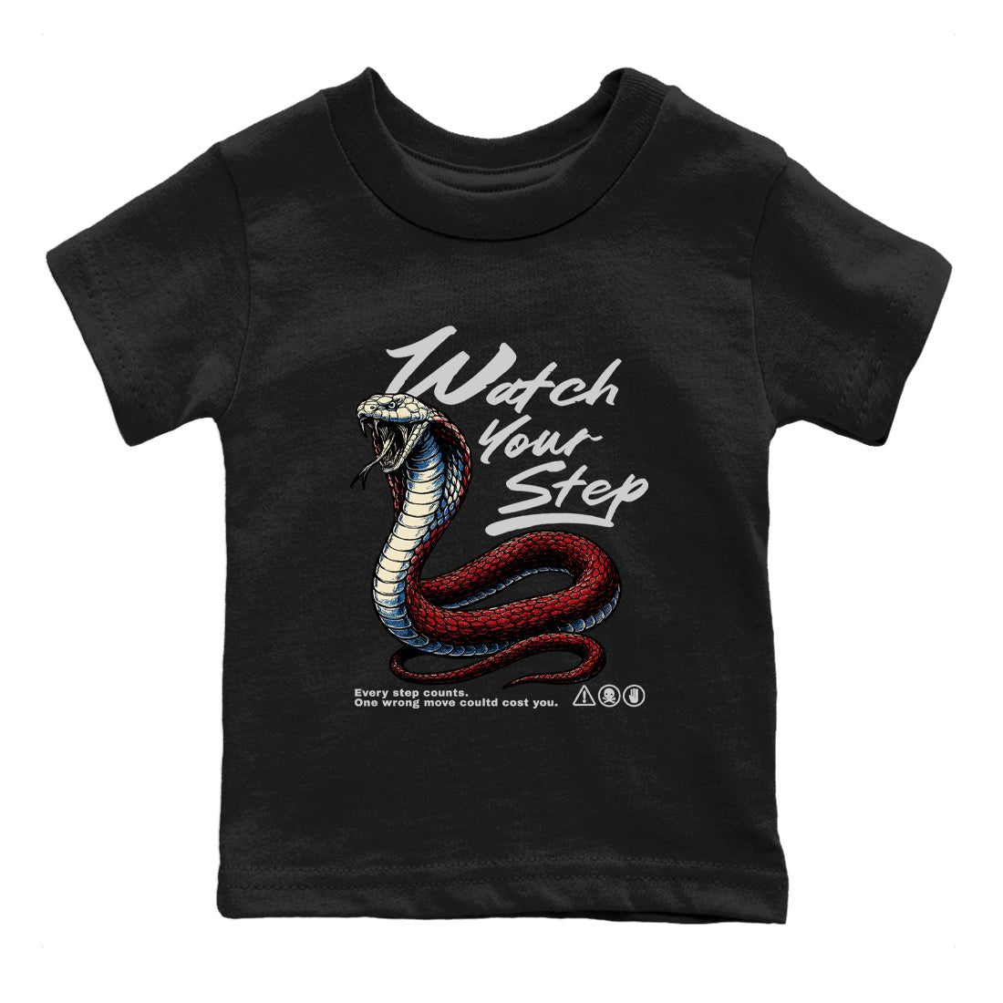 Air Jordan 3 Retro OG Rare Air shirts to match jordans Watch Your Step sneaker match tees 3s Rare Air match shoes to clothes SNRT Sneaker Tees Youth Baby Black 2 tee