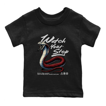 Air Jordan 3 Retro OG Rare Air shirts to match jordans Watch Your Step sneaker match tees 3s Rare Air match shoes to clothes SNRT Sneaker Tees Youth Baby Black 2 tee