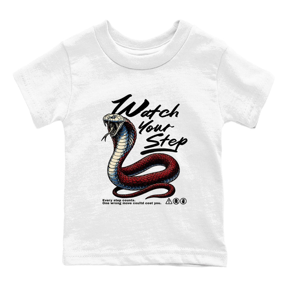 Air Jordan 3 Retro OG Rare Air shirts to match jordans Watch Your Step sneaker match tees 3s Rare Air match shoes to clothes SNRT Sneaker Tees Youth Baby White 2 tee