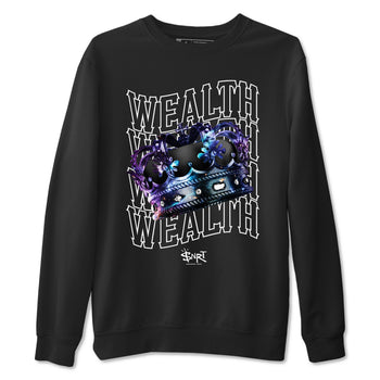 Foams One Galaxy shirts to match jordans Wealth sneaker match tees Air Foamposite One Galaxy match shoes to clothes SNRT Sneaker Tees unisex cotton Black 2 shirts