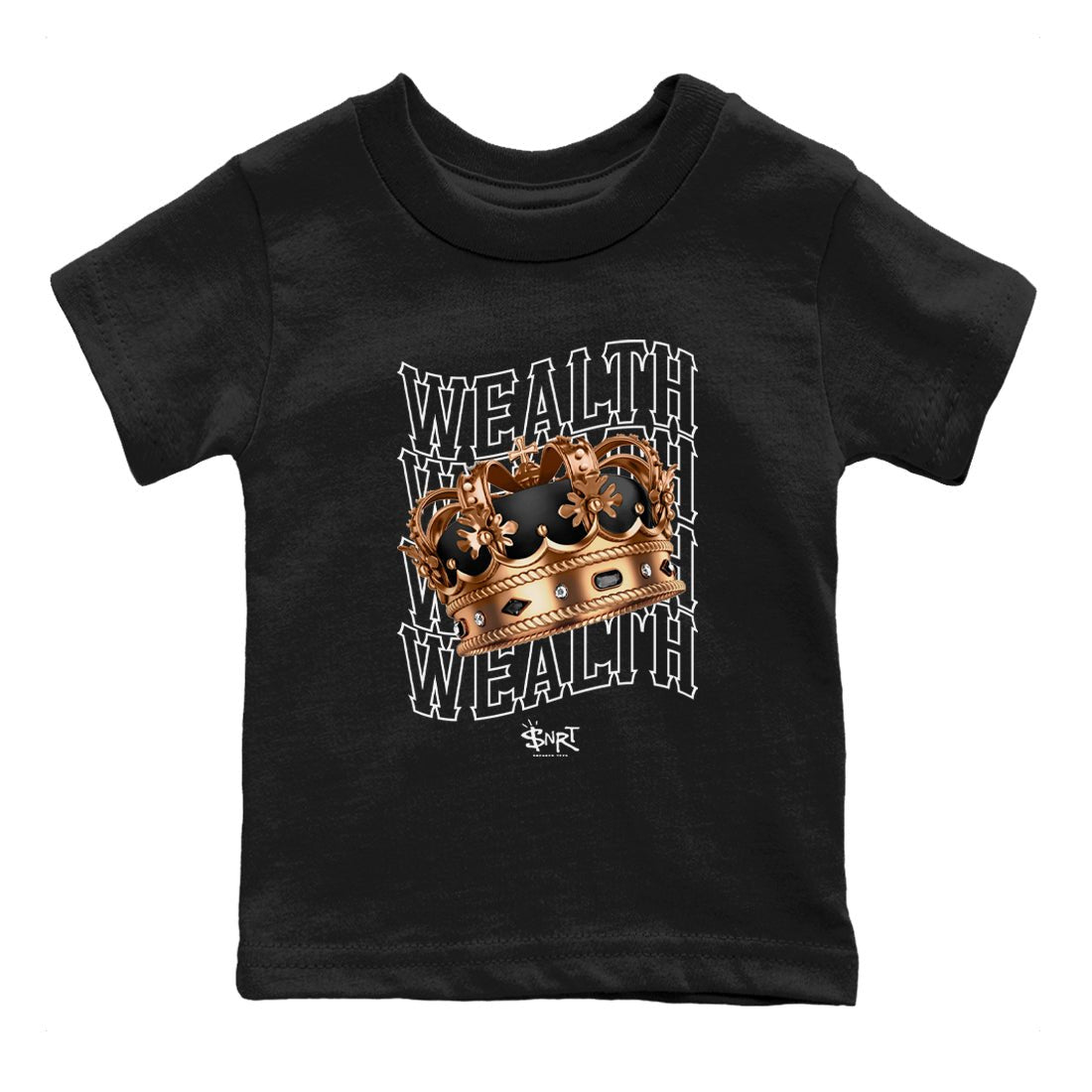 Foams One Metallic Copper shirts to match jordans Wealth sneaker match tees Air Foamposite One Metallic Copper match shoes to clothes SNRT Sneaker Tees Youth Baby Black 2 tee