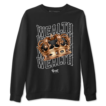 Foams One Metallic Copper shirts to match jordans Wealth sneaker match tees Air Foamposite One Metallic Copper match shoes to clothes SNRT Sneaker Tees unisex cotton Black 2 shirts