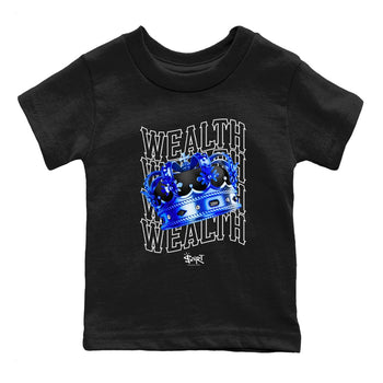Foams One Royal shirts to match jordans Wealth sneaker match tees Air Foamposite One Royal match shoes to clothes SNRT Sneaker Tees Youth Baby Black 2 tee