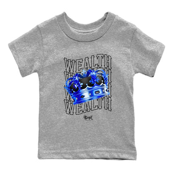 Foams One Royal shirts to match jordans Wealth sneaker match tees Air Foamposite One Royal match shoes to clothes SNRT Sneaker Tees Youth Baby Heather Grey 2 tee