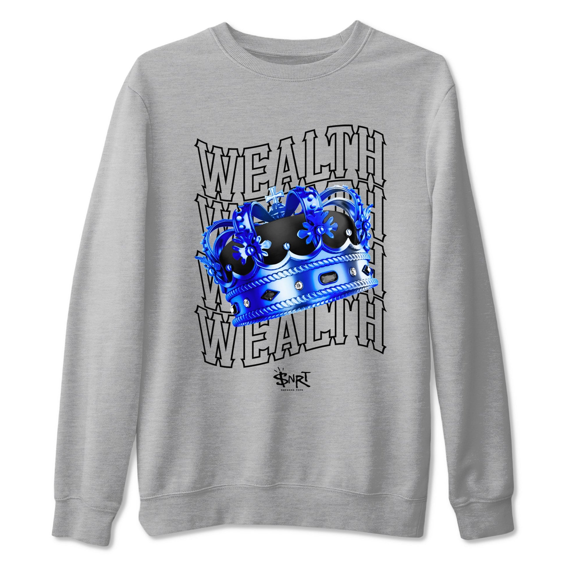 Foams One Royal shirts to match jordans Wealth sneaker match tees Air Foamposite One Royal match shoes to clothes SNRT Sneaker Tees unisex cotton Heather Grey 2 shirts