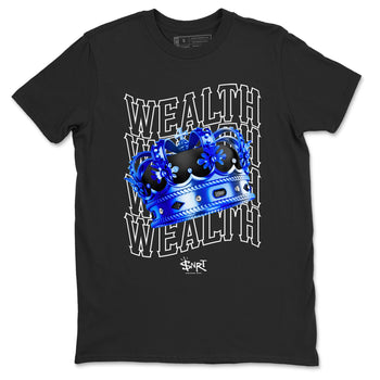 Foams One Royal shirts to match jordans Wealth sneaker match tees Air Foamposite One Royal match shoes to clothes SNRT Sneaker Tees unisex cotton Black 2 shirts
