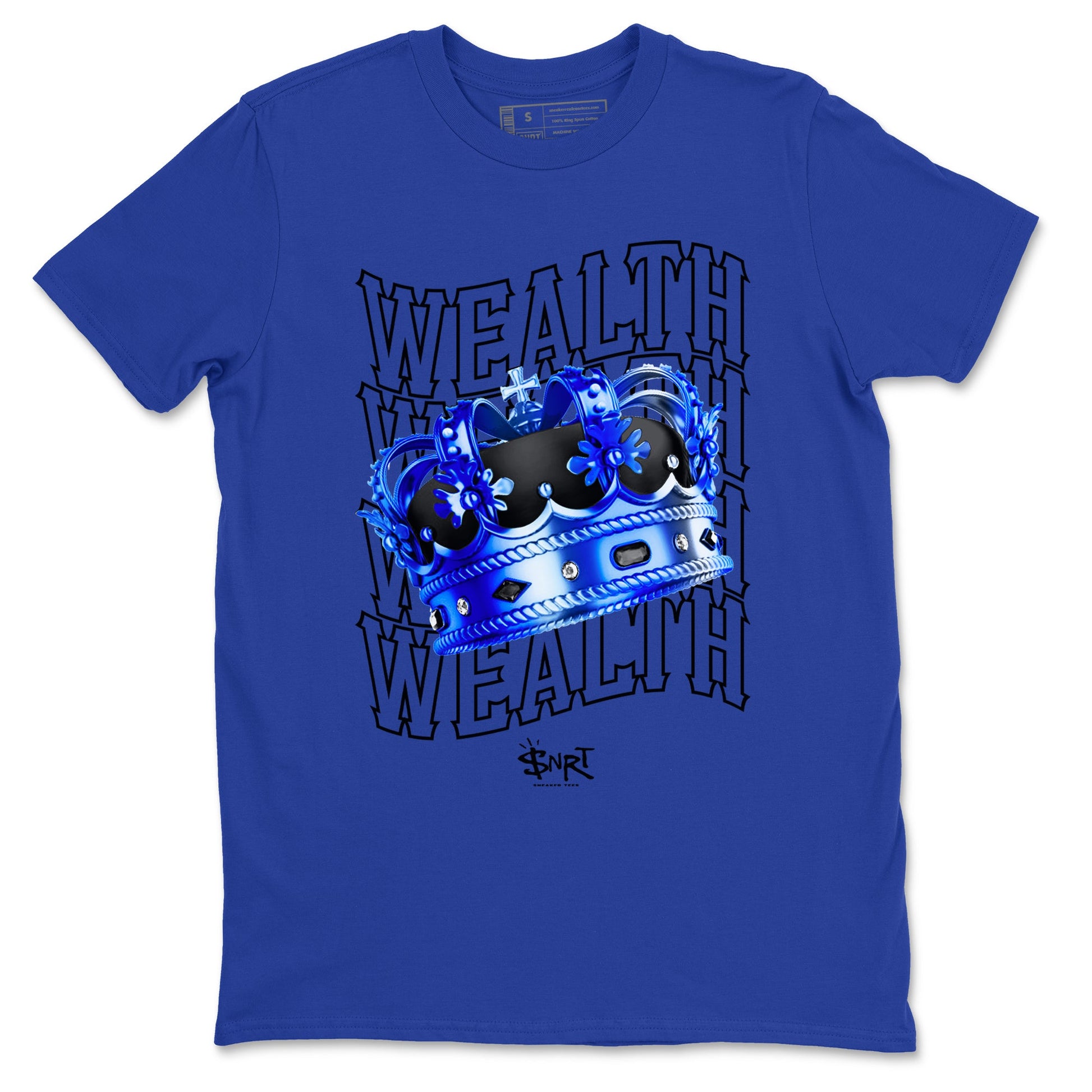 Foams One Royal shirts to match jordans Wealth sneaker match tees Air Foamposite One Royal match shoes to clothes SNRT Sneaker Tees unisex cotton Royal Blue 2 shirts