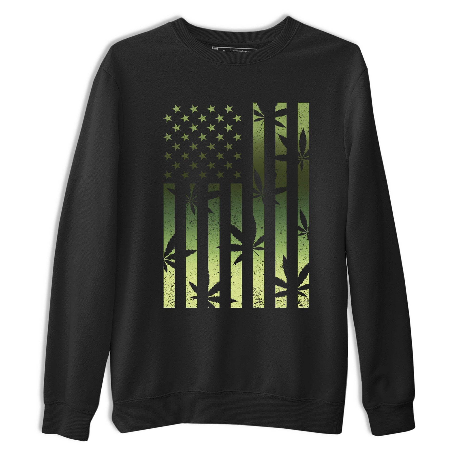Sneaker match tees – Sneaker Tees To Match Air Foamposite One Pine Green Shoes – Weed Flag Tee Black 2