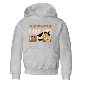 Foams One Metallic Copper shirts to match jordans Wiggling Gotem sneaker match tees Air Foamposite One Metallic Copper match shoes to clothes SNRT Sneaker Tees Youth Baby Heather Grey 2 tee