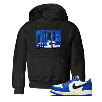AJ1 Game Royal shirt to match jordans Wiggling Gotem sneaker tees Air Jordan 1 Game Royal SNRT sneaker release tees baby toddler Black 1 cotton Shirt