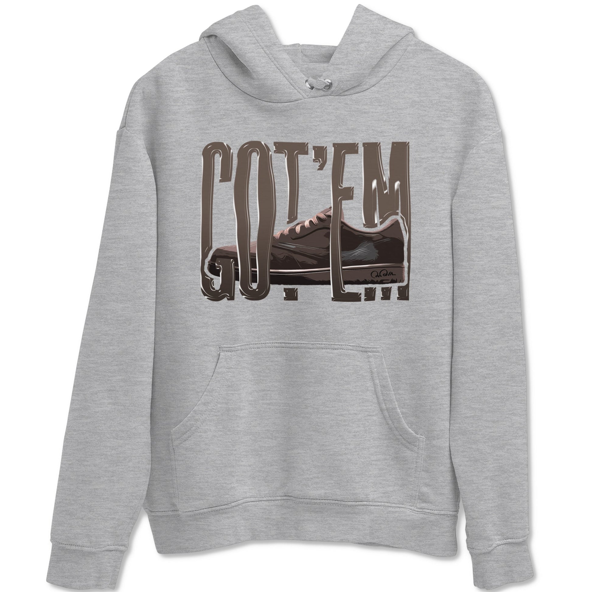 Air Jordan 1 Travis Scott Velvet Brown shirts to match jordans Wiggling Gotem sneaker tees Air Jordan 1 Travis Scott Velvet Brown best t-shirts to wear with jordans SNRT Sneaker Tees unisex cotton Heather Grey 2 shirts