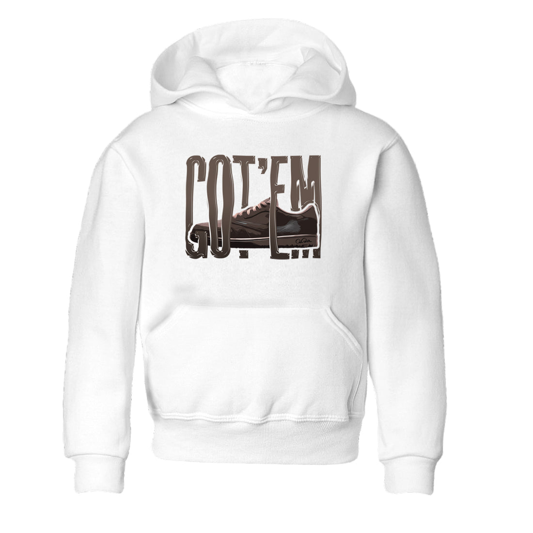 Air Jordan 1 Travis Scott Velvet Brown shirts to match jordans Wiggling Gotem sneaker tees Air Jordan 1 Travis Scott Velvet Brown best t-shirts to wear with jordans SNRT Sneaker Tees Youth Baby White 2 tee