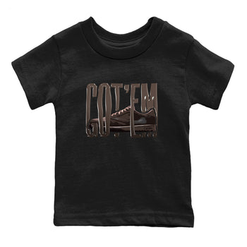 Air Jordan 1 Travis Scott Velvet Brown shirts to match jordans Wiggling Gotem sneaker tees Air Jordan 1 Travis Scott Velvet Brown best t-shirts to wear with jordans SNRT Sneaker Tees Youth Baby Black 2 tee