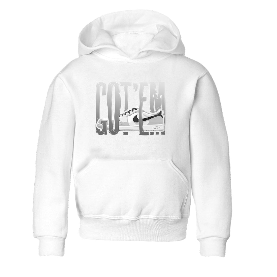 1s Wolf Grey shirts to match jordans Wiggling Gotem sneaker match tees Air Jordan 1 Wolf Grey SNRT Sneaker Tees streetwear brand Baby and Youth White 2 cotton tee