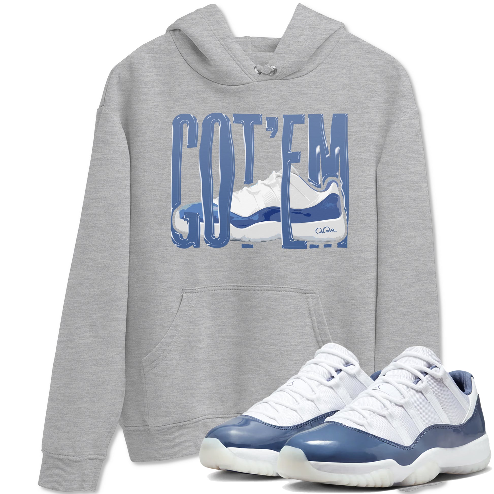 Wiggling Gotem Unisex Tops - Air Jordan 11 Diffused Blue - SNRT Sneaker T-shirts