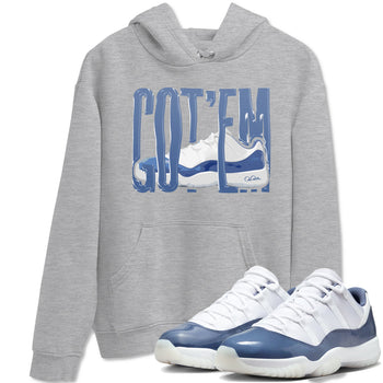 11s Diffused Blue Shirts To Match Jordans Wiggling Gotem sneaker match tees Air Jordan 11 Diffused Blue Tee SNRT Sneaker Release Tees unisex cotton Heather Grey 1 crew neck shirts