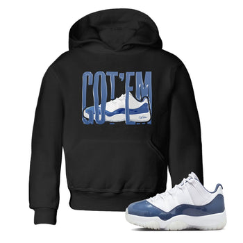 11s Diffused Blue Shirts To Match Jordans Wiggling Gotem sneaker match tees Air Jordan 11 Diffused Blue Tee SNRT Sneaker Release Tees Youth Baby Black 1 crew neck shirts