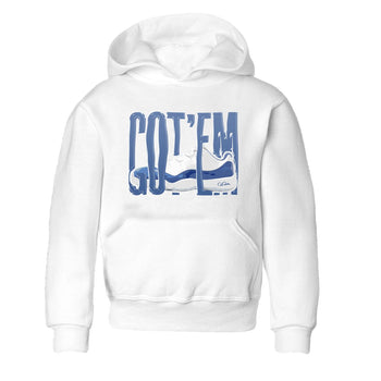 11s Diffused Blue Shirts To Match Jordans Wiggling Gotem sneaker match tees Air Jordan 11 Diffused Blue Tee SNRT Sneaker Release Tees Youth Baby White 2 crew neck shirts