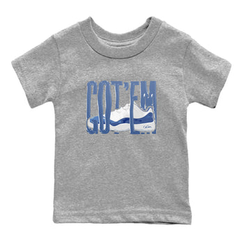 11s Diffused Blue Shirts To Match Jordans Wiggling Gotem sneaker match tees Air Jordan 11 Diffused Blue Tee SNRT Sneaker Release Tees Youth Baby Heather Grey 2 crew neck shirts