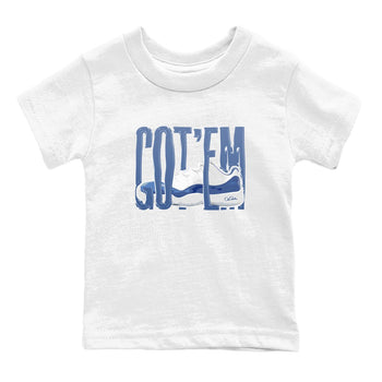 11s Diffused Blue Shirts To Match Jordans Wiggling Gotem sneaker match tees Air Jordan 11 Diffused Blue Tee SNRT Sneaker Release Tees Youth Baby White 2 crew neck shirts