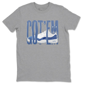 11s Diffused Blue Shirts To Match Jordans Wiggling Gotem sneaker match tees Air Jordan 11 Diffused Blue Tee SNRT Sneaker Release Tees unisex cotton Heather Grey 2 crew neck shirts