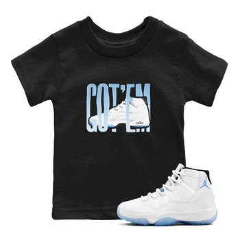11s Retro Legend Blue shirts to match jordans Wiggling Gotem sneaker match tees Air Jordan 11 Legend Blue best t shirts to wear with jordans SNRT Sneaker Tees Youth Baby Black 1 tee