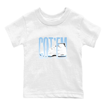 11s Retro Legend Blue shirts to match jordans Wiggling Gotem sneaker match tees Air Jordan 11 Legend Blue best t shirts to wear with jordans SNRT Sneaker Tees Youth Baby White 2 tee
