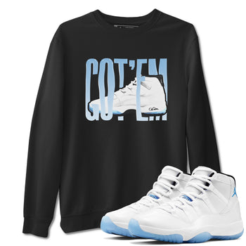11s Retro Legend Blue shirts to match jordans Wiggling Gotem sneaker match tees Air Jordan 11 Legend Blue best t shirts to wear with jordans SNRT Sneaker Tees unisex cotton Black 1 shirts