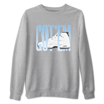 11s Retro Legend Blue shirts to match jordans Wiggling Gotem sneaker match tees Air Jordan 11 Legend Blue best t shirts to wear with jordans SNRT Sneaker Tees unisex cotton Heather Grey 2 shirts