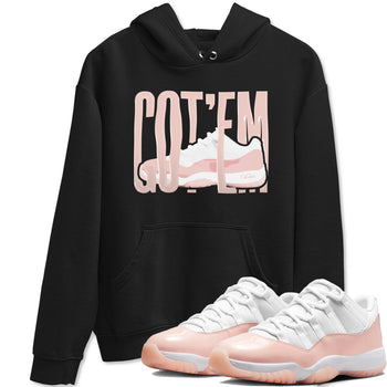 11s Legend Pink shirts to match jordans Wiggling Gotem sneaker match tees Air Jordan 11 Legend Pink SNRT Sneaker Tees streetwear brand Black 1 unisex cotton tee