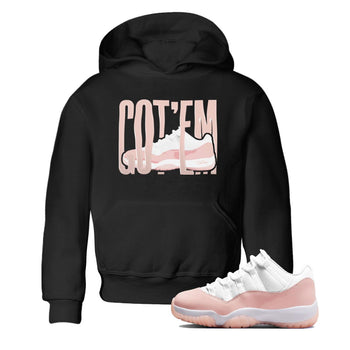 11s Legend Pink shirts to match jordans Wiggling Gotem sneaker match tees Air Jordan 11 Legend Pink SNRT Sneaker Tees streetwear brand Baby and Youth Black 1 cotton tee