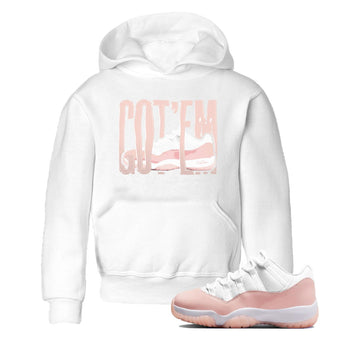 11s Legend Pink shirts to match jordans Wiggling Gotem sneaker match tees Air Jordan 11 Legend Pink SNRT Sneaker Tees streetwear brand Baby and Youth White 1 cotton tee